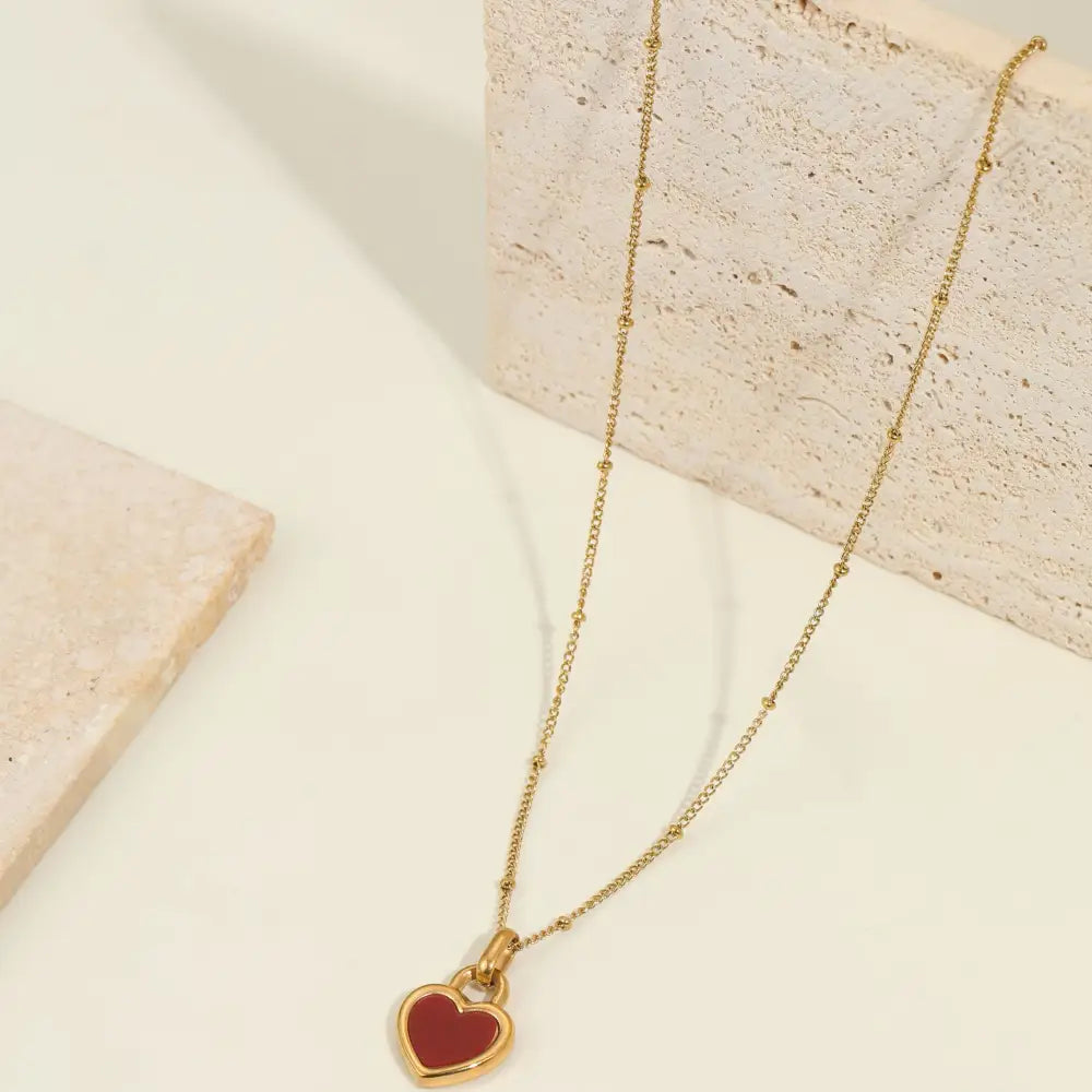 Amour Lock Gold Necklace