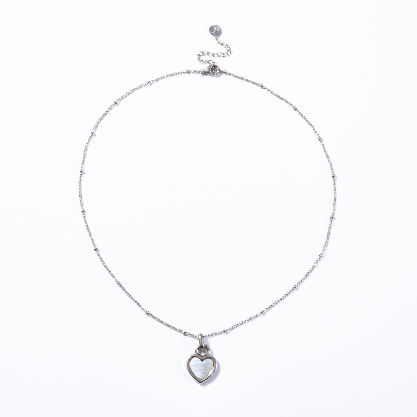 Amour Lock Silver Necklace