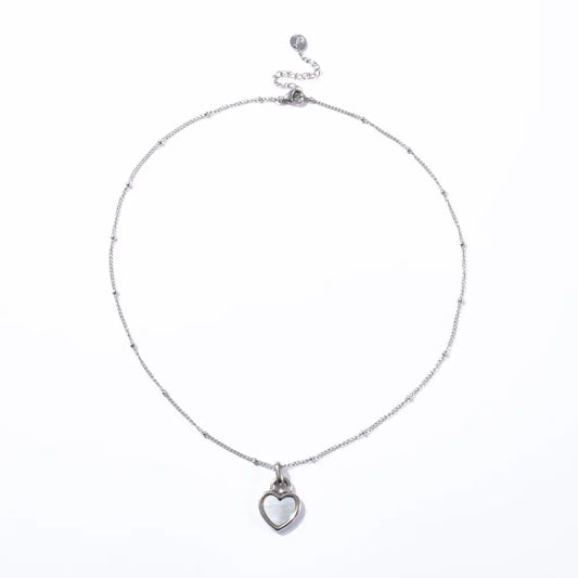 Amour Lock Silver Necklace