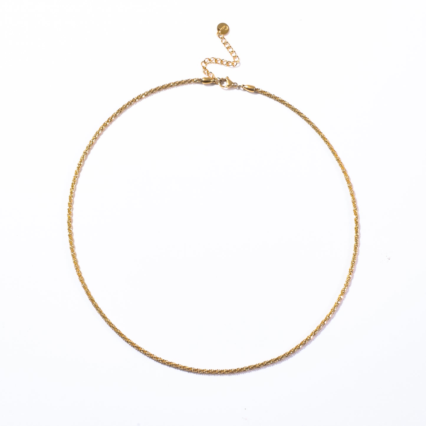 Sahara Gold Twist Necklace