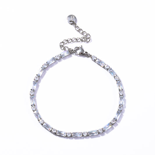 Solstice Silver Tennis Bracelet
