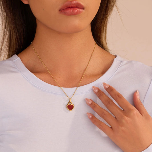 Amour Lock Gold Necklace