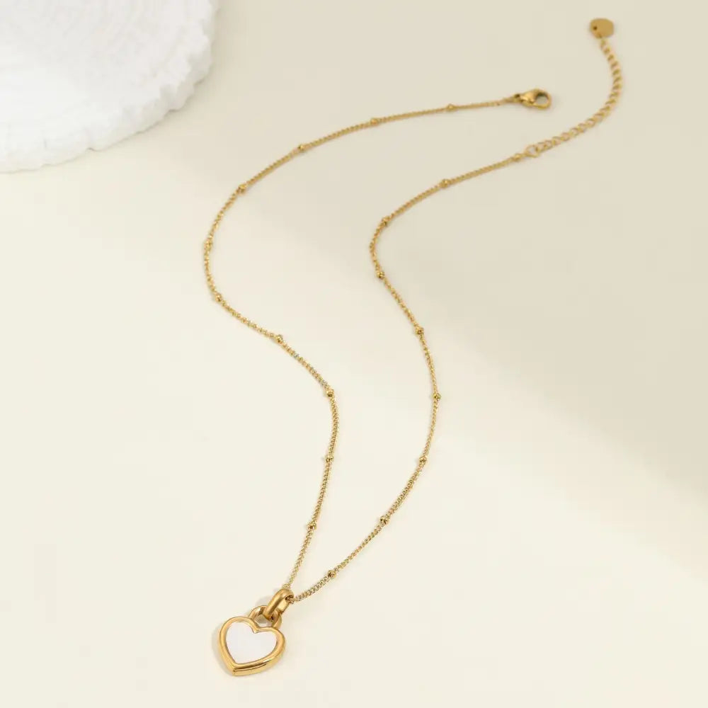 Amour Lock Gold Necklace
