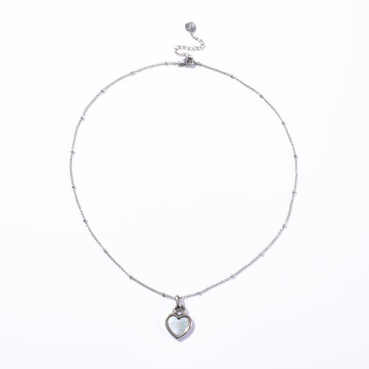 Amour Lock Silver Necklace