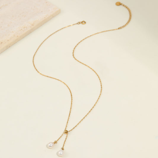 Dream Gold Fresh Water Pearl Necklace