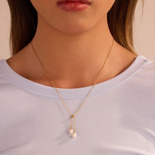 Dream Gold Fresh Water Pearl Necklace