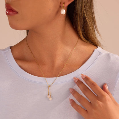 Dream Gold Fresh Water Pearl Necklace
