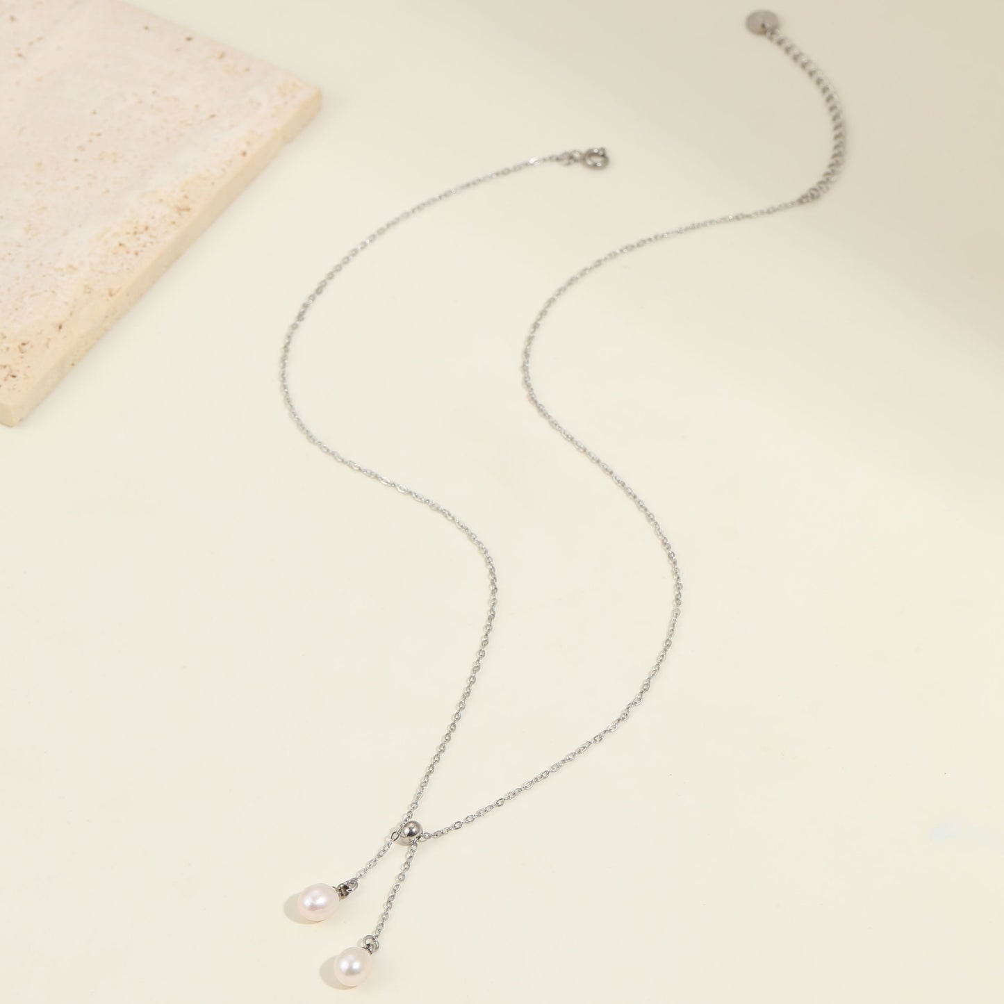 Dream Silver Fresh Water Pearl Necklace