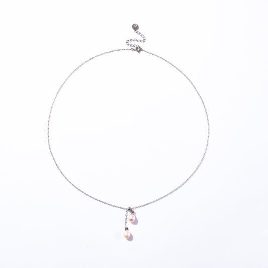 Dream Silver Fresh Water Pearl Necklace