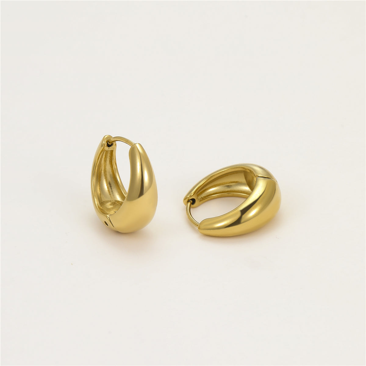 Dune Gold Huggie Earrings