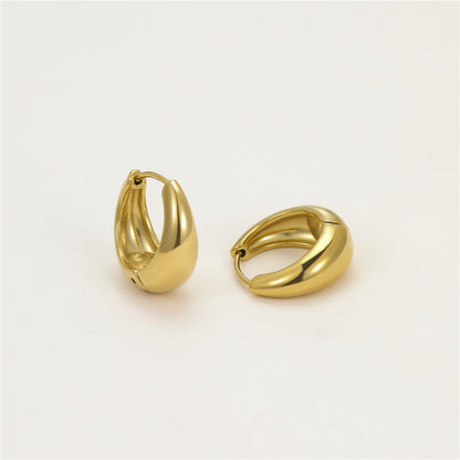 Dune Gold Huggie Earrings