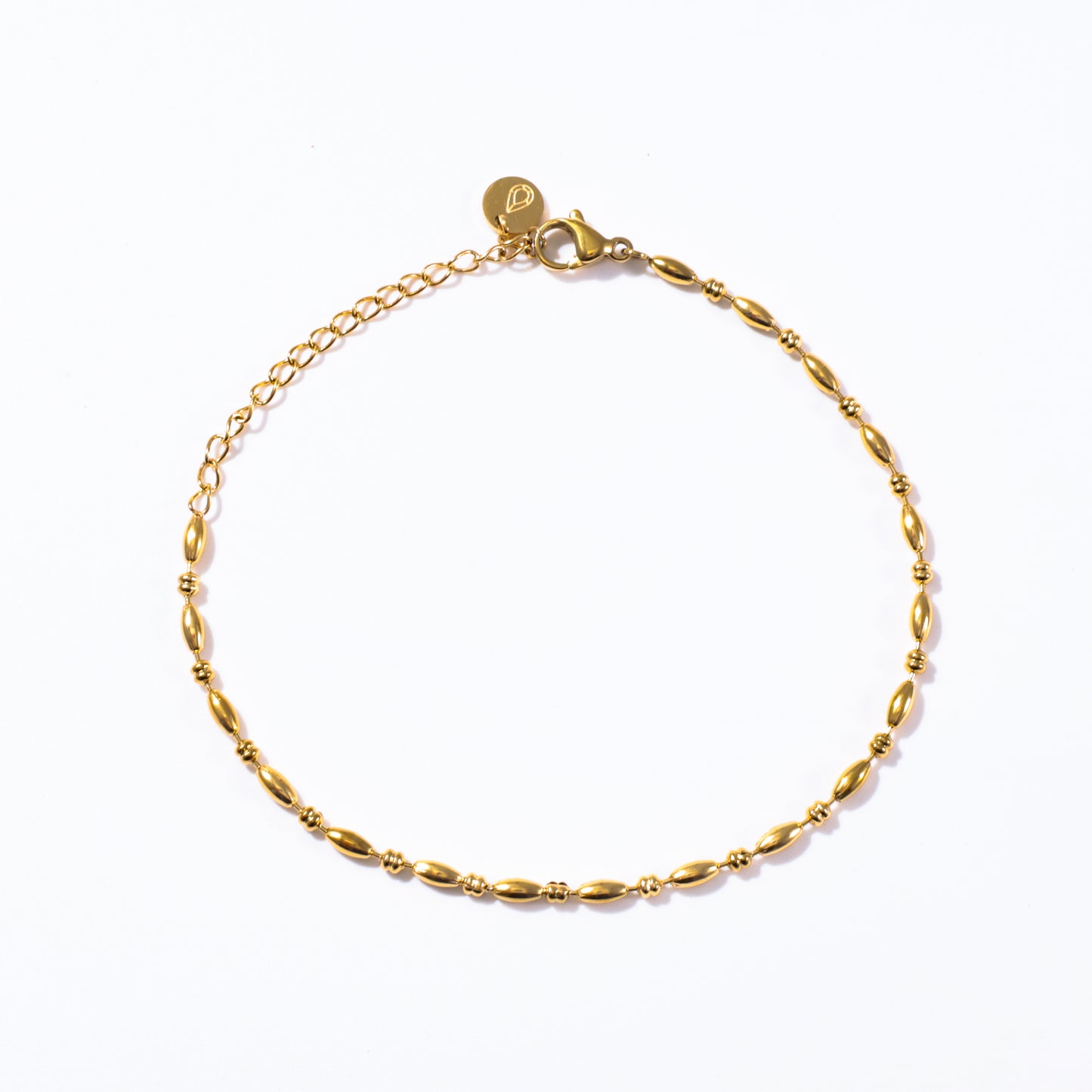 Ember Gold Dainty Beaded Bracelet