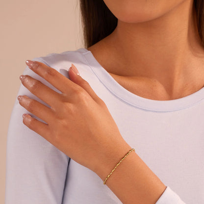 Ember Gold Dainty Beaded Bracelet