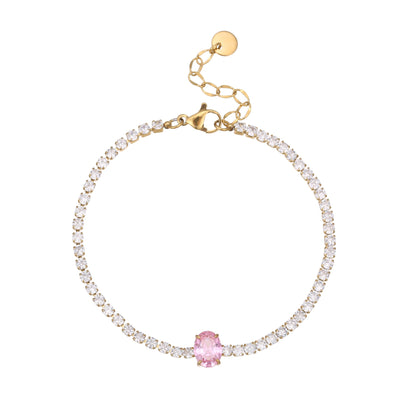 Felicity Gold Tennis Bracelet