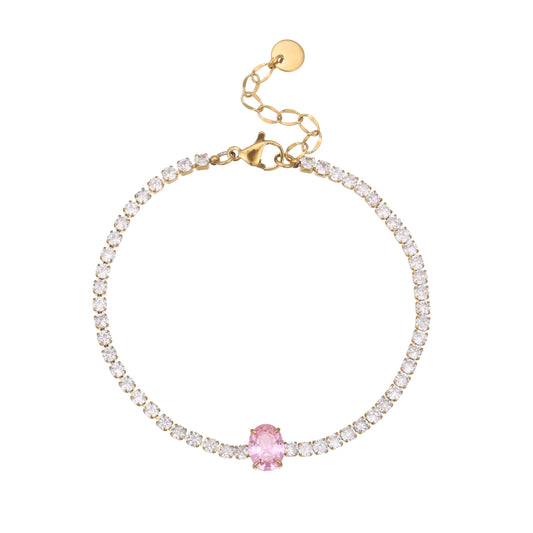 Felicity Gold Tennis Bracelet
