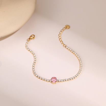 Felicity Gold Tennis Bracelet