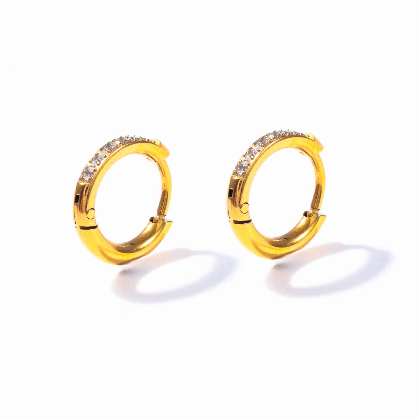 Grace Gold Huggie Earrings