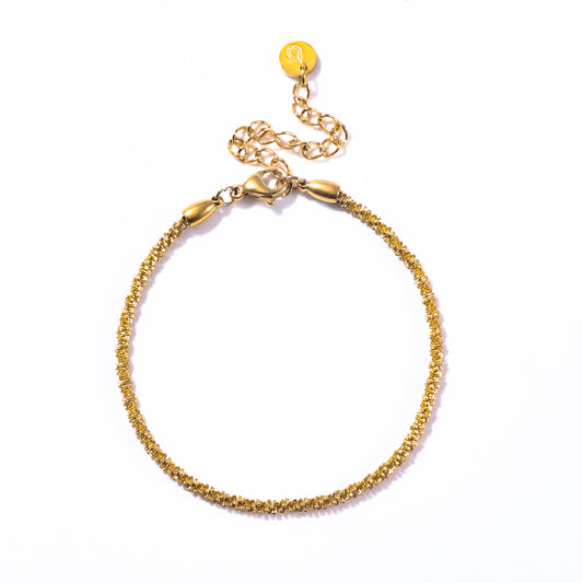Sahara Gold Twist Bracelet