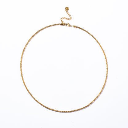 Sahara Gold Twist Necklace