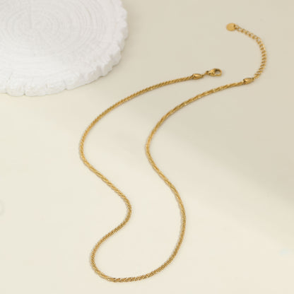 Sahara Gold Twist Necklace