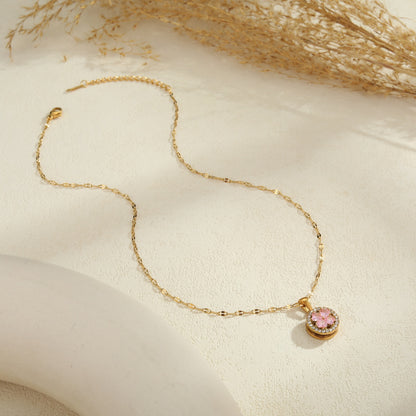 Sakura Gold Necklace