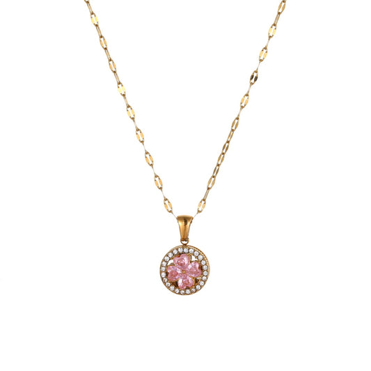 Sakura Gold Necklace