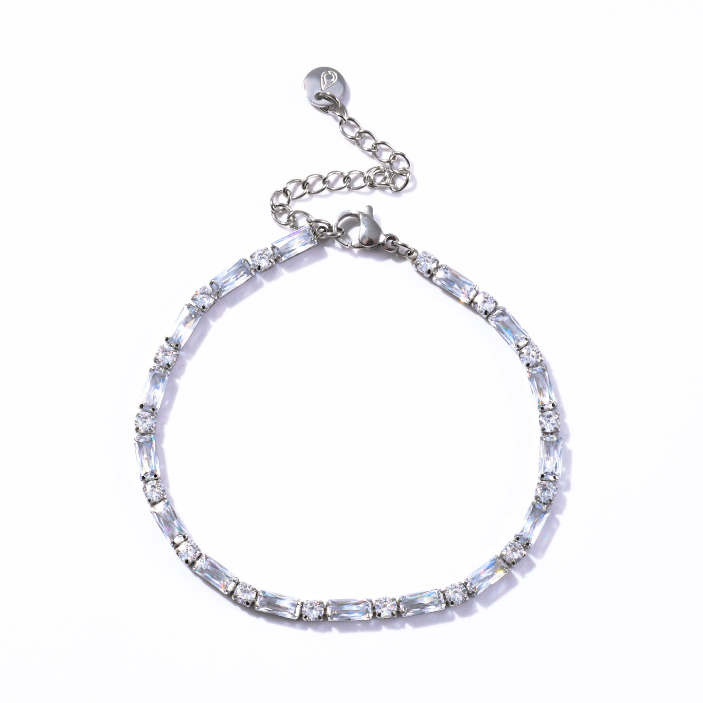 Solstice Silver Tennis Bracelet