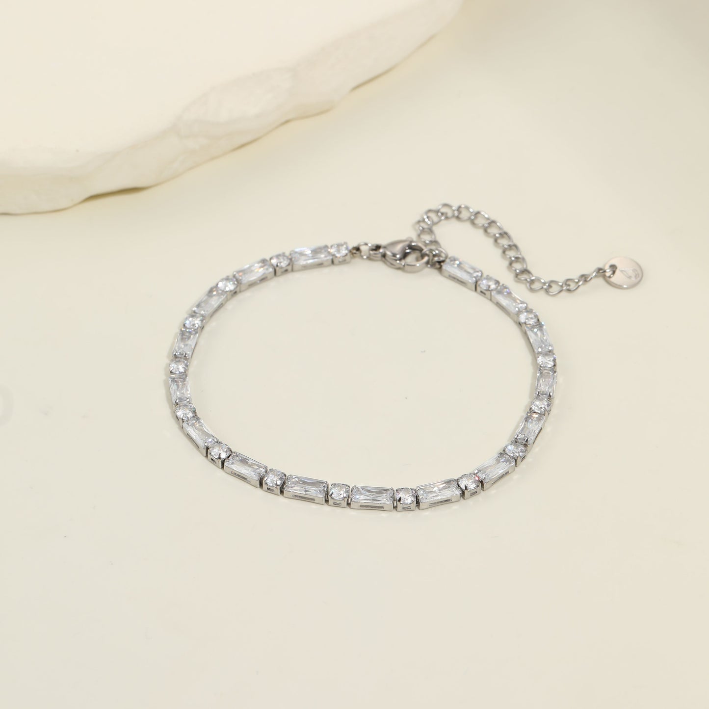 Solstice Silver Tennis Bracelet