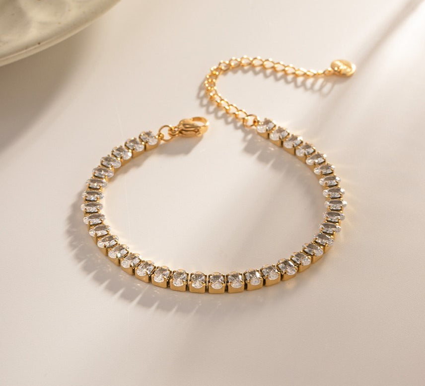 Stella Gold Tennis Bracelet