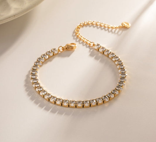 Stella Gold Tennis Bracelet